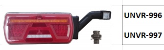 STOP LAMBASI UCGENLI FULL LED UC ISARETLI AMP SOKETLI KAYAR SINYALLI SAG